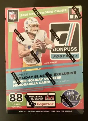 2021 Donruss Football HOLIDAY Blaster Box NFL