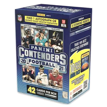 2021 Panini NFL Contenders Football Blaster Box Auto or Relic