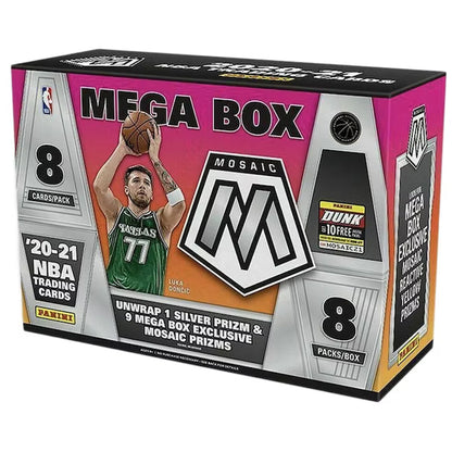 Panini 2020-2021 Mosaic NBA Basketball Mega Box