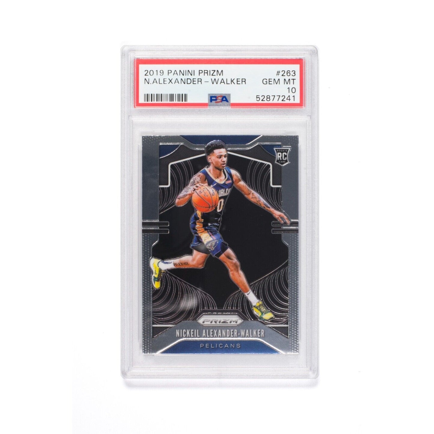 2019-20 Panini Prizm Rookie RC Nickeil Alexander-Walker PSA 10 Gem Mint Pelicans