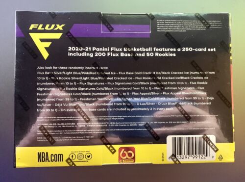 2020-21 Panini FLUX NBA Basketball Trading Cards Mega Box Red Ice