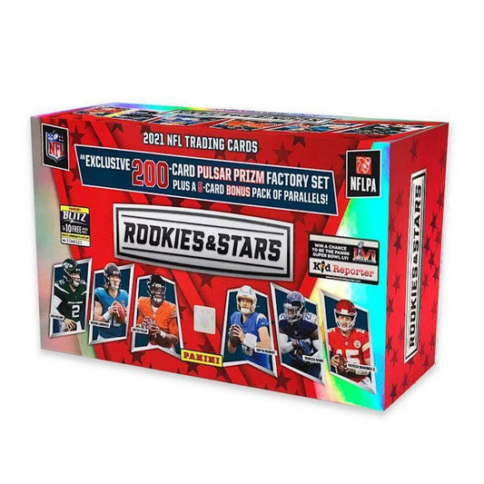 2021 NFL Rookies And Stars Complete 200 Card Pulsar Prizm Set + Bonus Pack Order