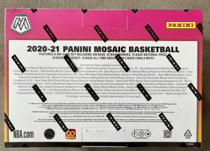 Panini 2020-2021 Mosaic NBA Basketball Mega Box