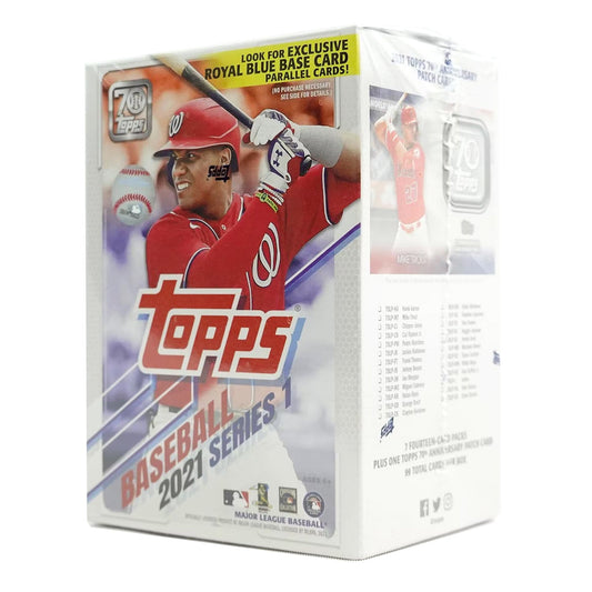 2021 Topps Baseball Series 1 Blaster Box 7 Packs