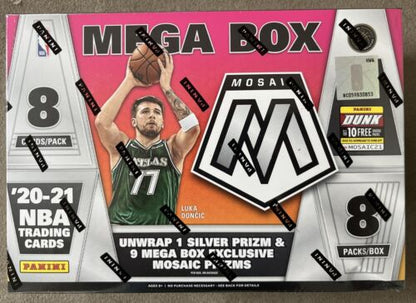 Panini 2020-2021 Mosaic NBA Basketball Mega Box