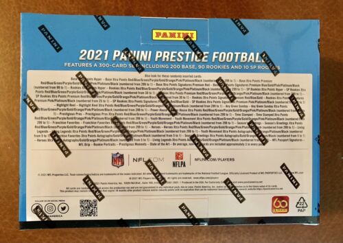 2021 Panini Prestige NFL Football Mega box 1 Auto!