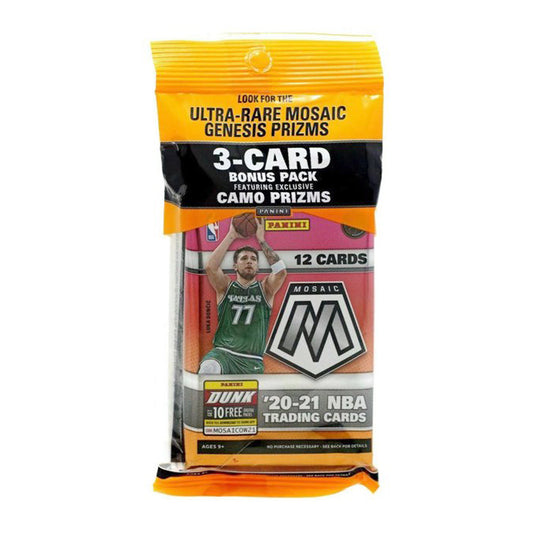 2020-21 Panini Mosaic NBA Basketball Cello Value Multi Pack