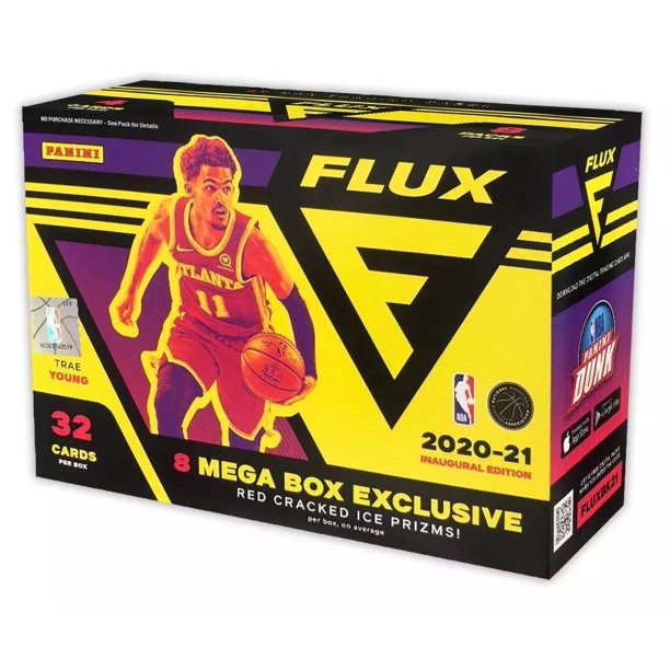 2020-21 Panini FLUX NBA Basketball Trading Cards Mega Box Red Ice