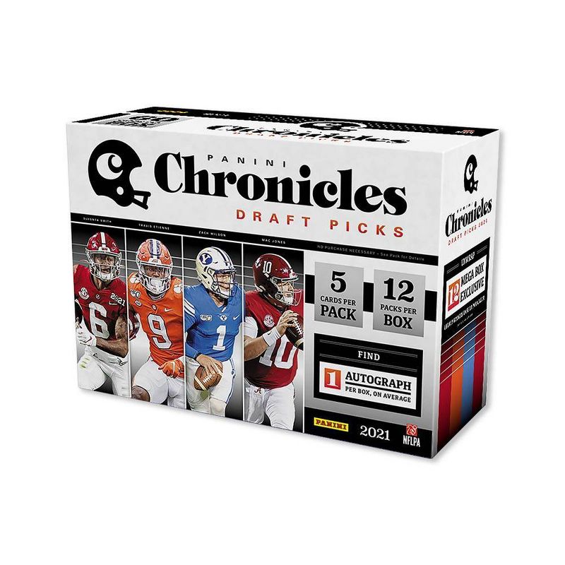 2021 Panini Chronicles Draft Picks Football Mega Box 1 Auto per box