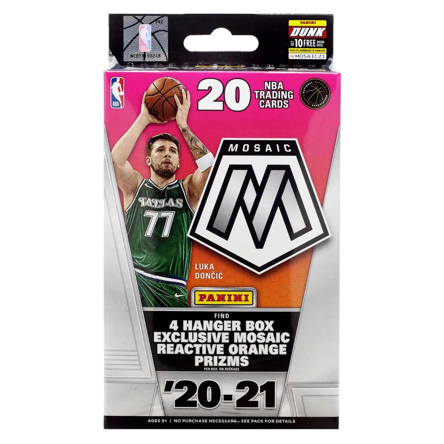 2020-2021 Panini Mosaic NBA Basketball Hanger Box