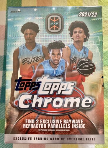 2021-22 Topps Chrome Overtime Elite OTW Basketball Blaster Box