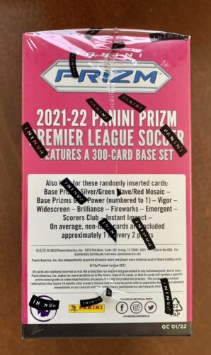 2021-22 Panini Prizm Premier League Soccer Blaster Box