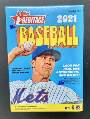 2021 Topps Heritage Baseball Blaster Box