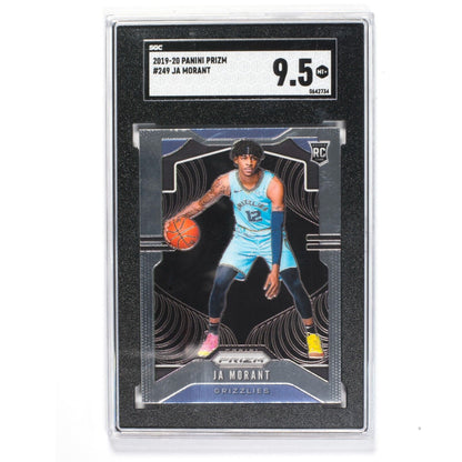 2019-20 Panini Prizm #249 Ja Morant Memphis Grizzlies RC Rookie SGC 9.5 MINT+