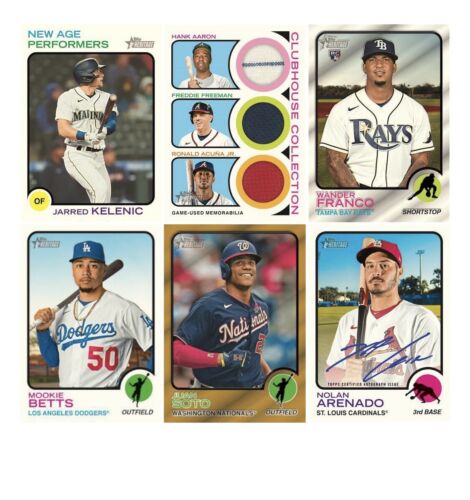 2022 Topps Heritage Baseball Hanger Box (35 Cards)