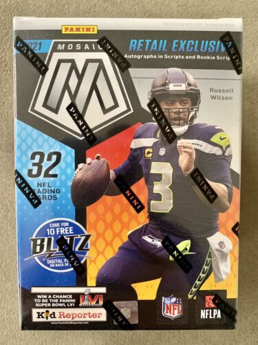 2021 Panini Mosaic NFL Football Blaster Box 32 Cards