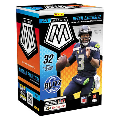 2021 Panini Mosaic NFL Football Blaster Box 32 Cards