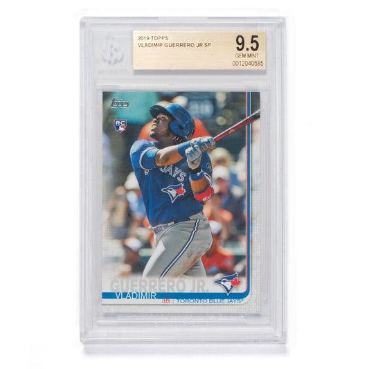 VLADIMIR GUERRERO JR - 2019 TOPPS - NNO ROOKIE SP - BGS 9.5 GEM MINT - BLUE JAYS